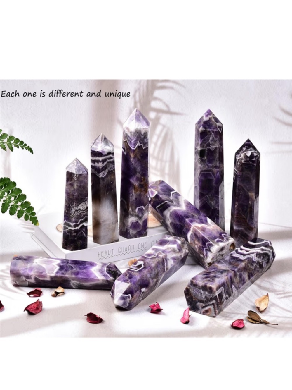 🆕New Dream Amethyst Crystal Gemstone Tower- 0.6-1 Lbs - Picture 5 of 6